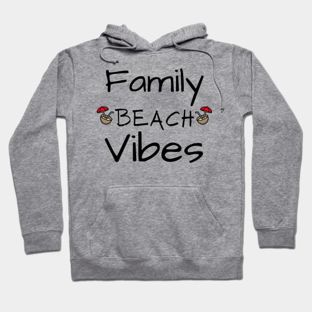 Beach Vacation Hoodie by HobbyAndArt